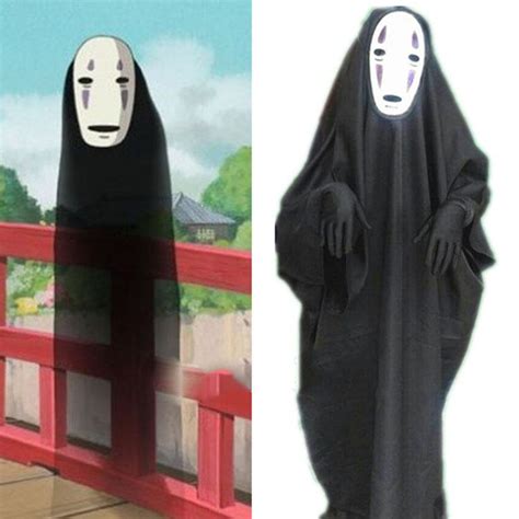 Hot Japanese Anime Spirited Away A Voyage Of C No Face Men Cosplay Costume Final Fantasy
