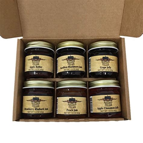 Kitchen Kettle Village Jam Sampler Amish Made 6 Pack Variety