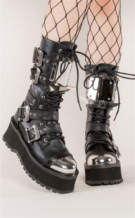 demonia bolt 250 black combat boots gothic unisex shoes australia tragic beautiful
