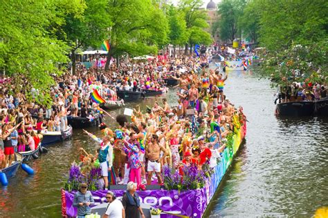 Amsterdam Pride Canal Parade Route