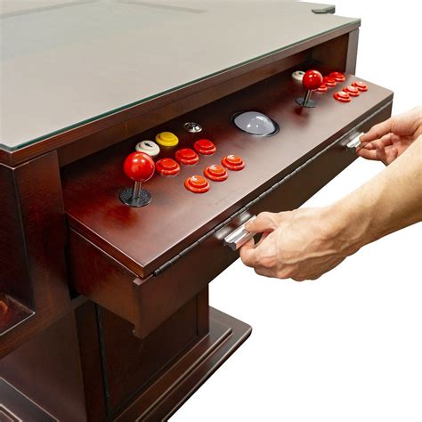 This 2 Player Arcade Table Looks Like A Real Piece Of Furniture