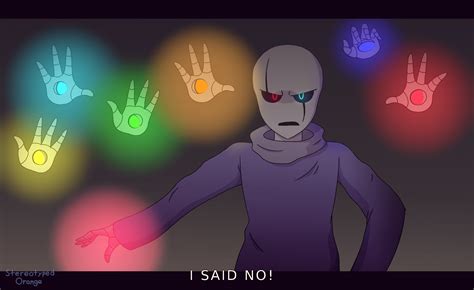I Said No Gaster Glitchtale Undertale Au By Stereotyped