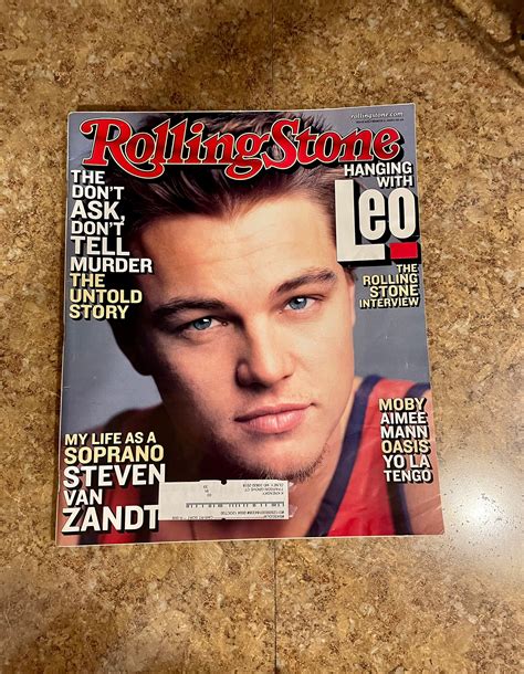 Vintage Leonardo Dicaprio Rolling Stone Magazine 2000 Buenas Etsy