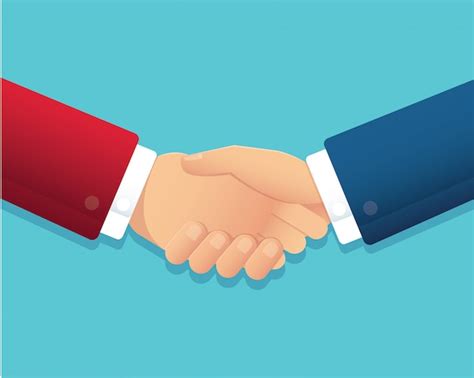 Premium Vector Businessman Handshake Partnership Concept