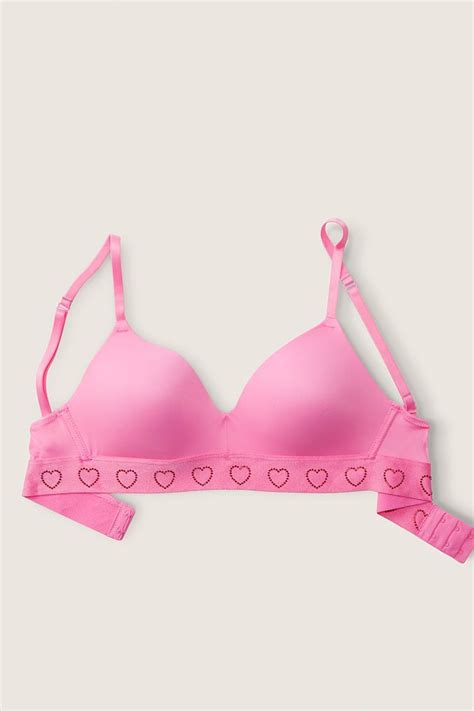 Buy Victorias Secret Pink Smooth Lightly Lined Non Wired T Shirt Bra