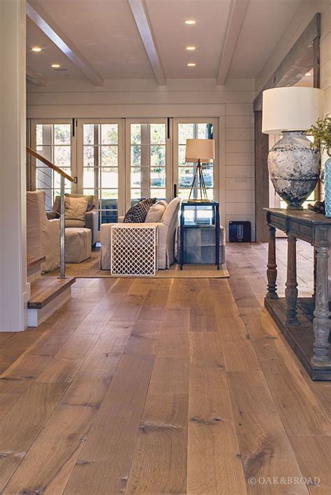 Wide Plank White Oak Flooring In Nashville Tn Modern Farmhouse — Oak