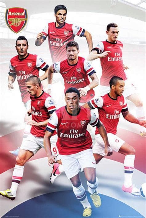 Arsenal Fc 201213 Players Poster 24x36 Sold By Artcom