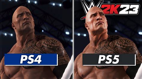 WWE K PS VS PS Graphics Gameplay Load Times Comparison YouTube