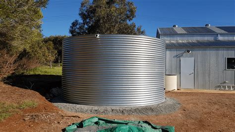 Rainwater Tank Galvanised Steel H2o Rainwater Tanks Adelaide