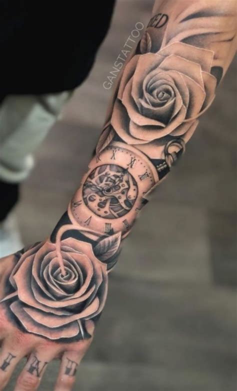 Sleeve rose tattoos for guys. Pin on Tattoo