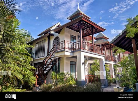 Thailand Traditional House Thailand Architecture Southeast Asia Stock