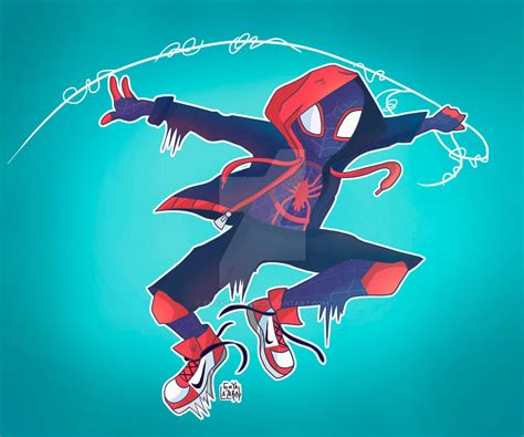 Miles Morales Spiderman By Enyalazarini On Deviantart
