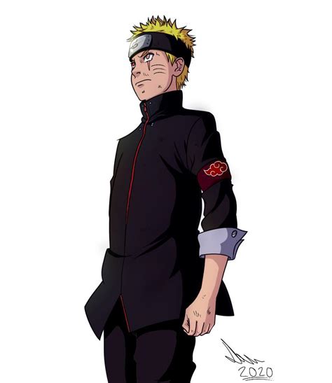 If Naruto Was A Akatsuki Member I Did Not Make The Original Drawing I