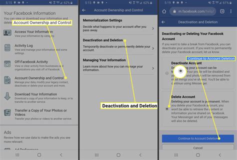 How To Delete A Facebook Account On Android