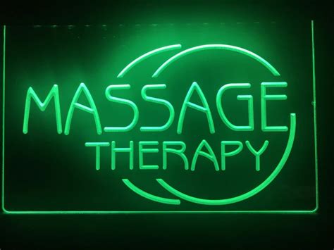 I315b Massage Therapy Body Open New Led Neon Light Sign In Plaques