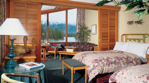 Yes, guests often enjoy the mountain view. Fairmont Jasper Park Lodge in the heart of the Rocky Mountains