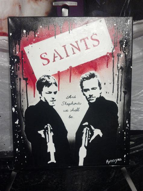 The Boondock Saints Saints Painting By Krissyxo On Deviantart