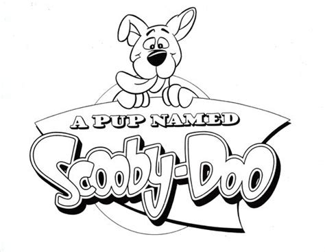 Pup Named Scooby Doo Coloring Pages Coloring Pages For Kids Scooby