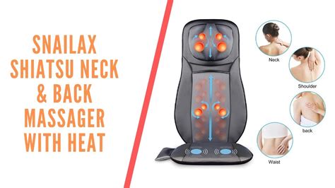 Best Home Massage Chair Snailax Shiatsu Full Rolling Back And Neck