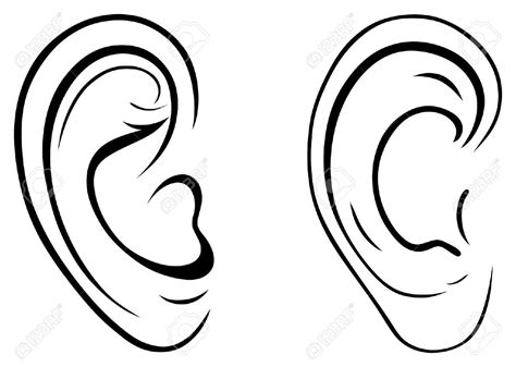 Ear Black And White Clipart 10 Free Cliparts Download Images On