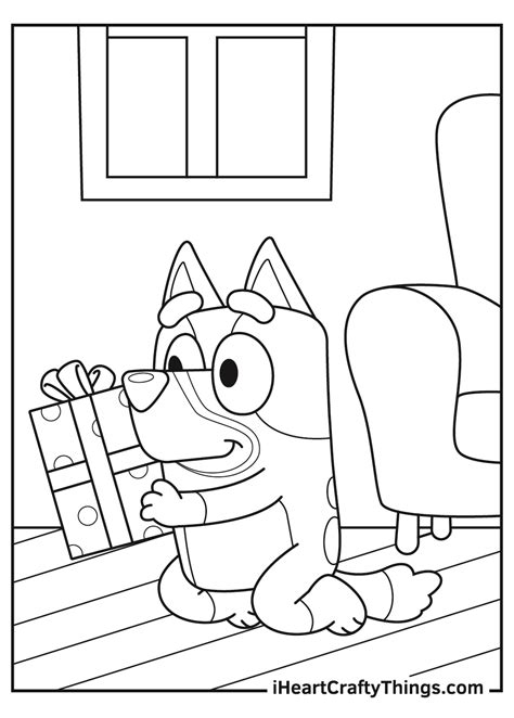 Bluey Printable Coloring Pages Printable Word Searches