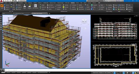 Mec Cad Scaffolding Designed With Pon Cad Software By