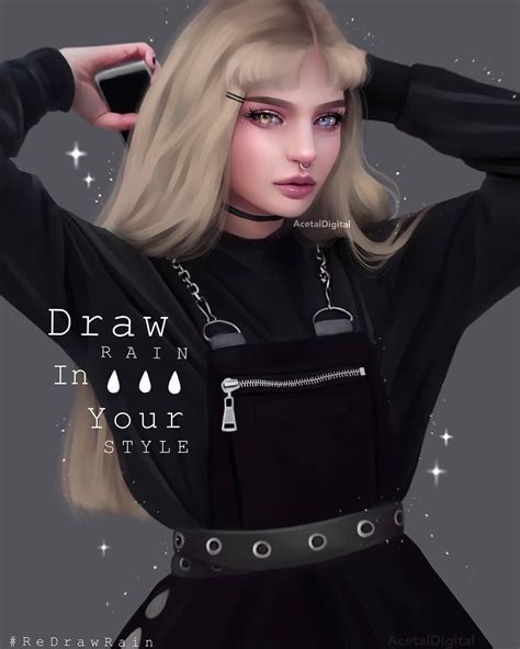 Artist And Illustrator On Instagram “draw Rain In Your Style 🌧 A New