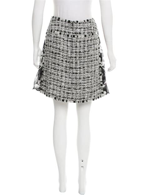 Chanel Tweed Mini Skirt Clothing Cha190160 The Realreal