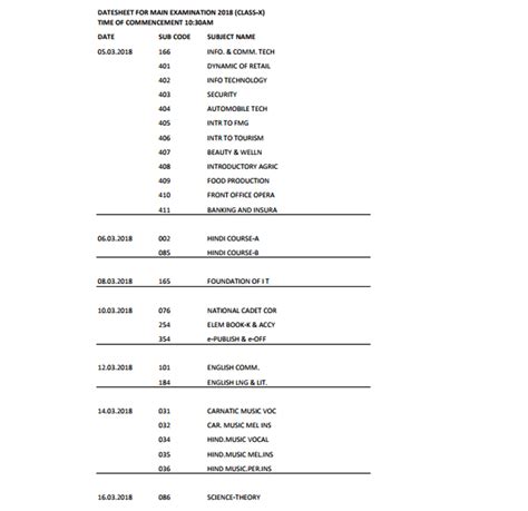 Union education minister ramesh pokhriyal cleared that the class x and xii exams will start from 04 the important dates of cbse 10th board time table 2021 is given below. CBSE announces datesheets for Class 10, 12 board exams, to ...