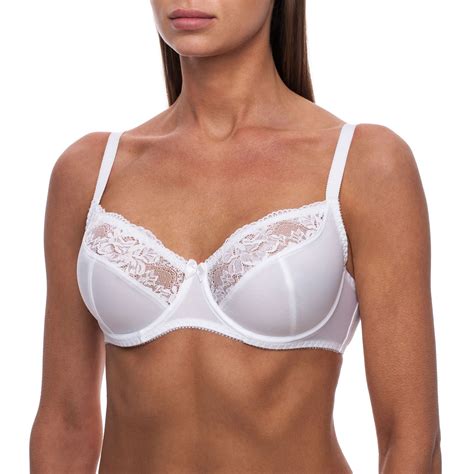 Sheer Lace Full Support Bra Minimiser Plus Size Comfort Full Cup