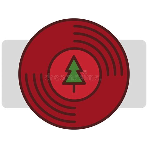 Music Record Music Record Vinyl Red Musical Christmas Vector