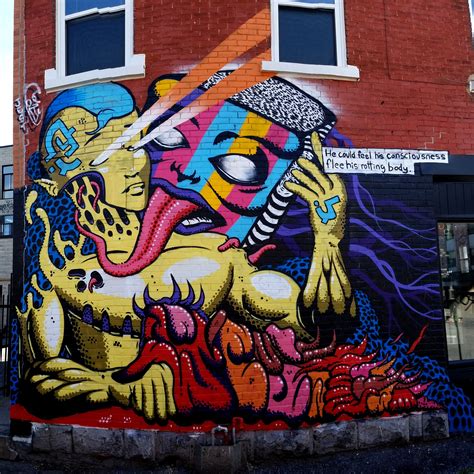 Montreal Quebec Street Art And Graffiti Oh The Fun In The Mont Royal