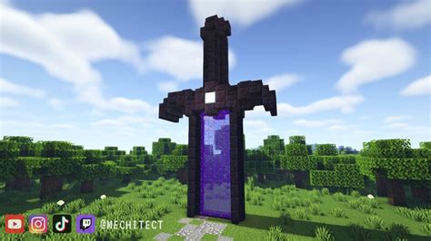 Nether Sword Portal Minecraft Map