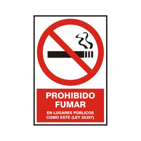 Señal Vinil Prohibido Fumar Damajer