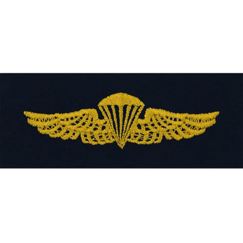 Navy And Marine Corps Parachutist Embroidered Coverall Insignia Usamm