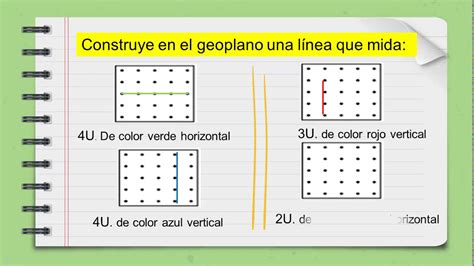 Construcción De Líneas Verticales Y Horizontales En El Geoplano10 07