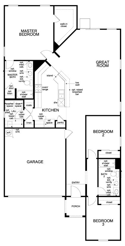 Kb Home Floor Plans Archive Homeplanone