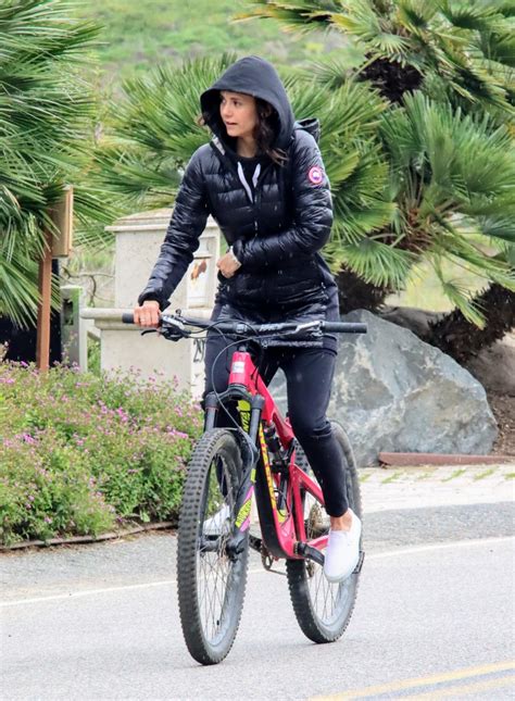Nina Dobrev And Shaun White Go For A Bike Ride In Malibu