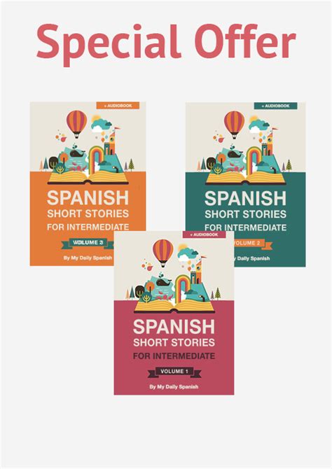 Spanish Stories For Intermediate Level Vol 1 3 Bundle My Daily Spanish Courses