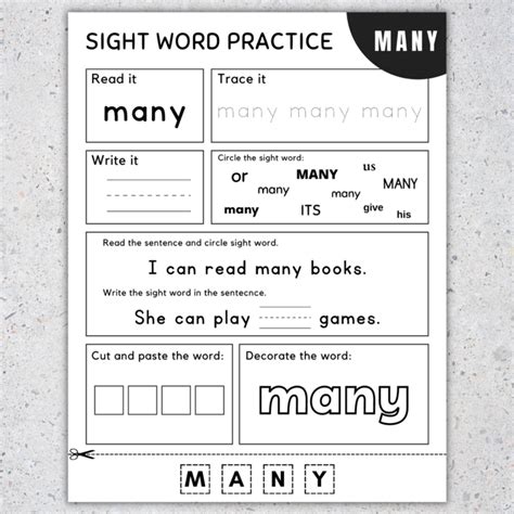 Fry Sight Words Bundle 1 500 Sight Words Worksheets And Activities