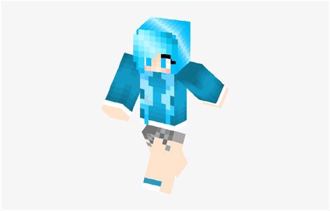 Minecraft Blue Skin Template