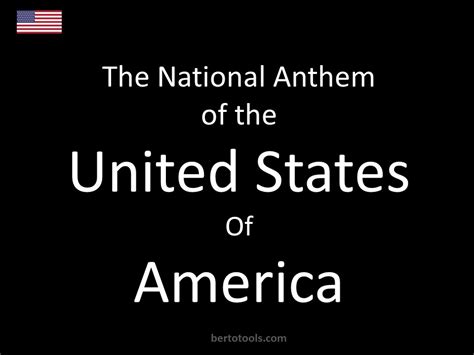 The National Anthem Of The United States Of America Instrumental With