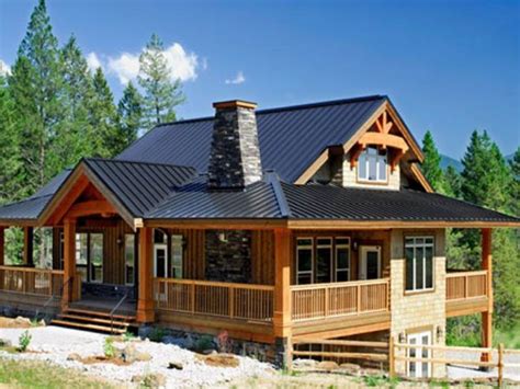 While it's attractive on the outside, what makes this build truly special is what's visible on the inside: Ritzy Small Post And Beam House Plans #6 Rustic Post And ...