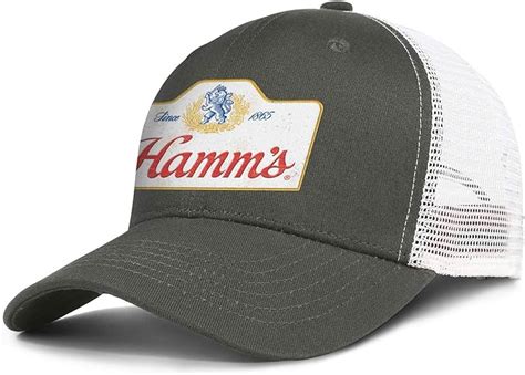 Caeeker Men Womens Hamms Beer Logo Hats Adjustable Cap Running Caps At