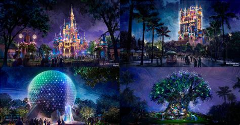 Disney Reveals 50th Anniversary Park Icon Concept Art