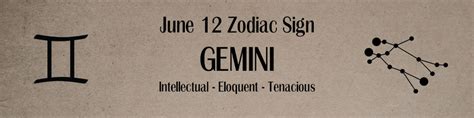 June 12 Zodiac Sign Gemini Personality Compatibility And More