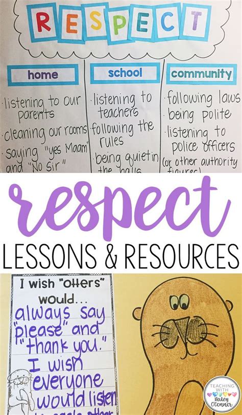The 25 Best Respect Lessons Ideas On Pinterest Teaching