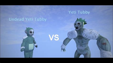 Slendytubbies 3 Boss Vs Boss Fight L Yeti Tubby Vs Undead Yeti Tubby