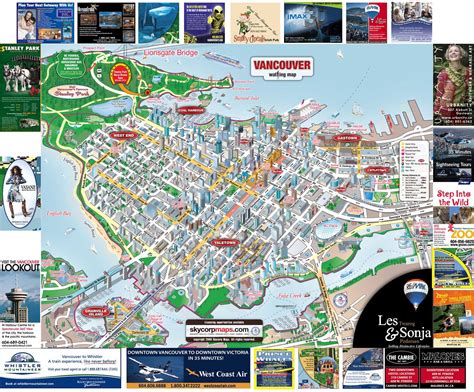 Vancouver Map Vancouver Cruise Port Guide