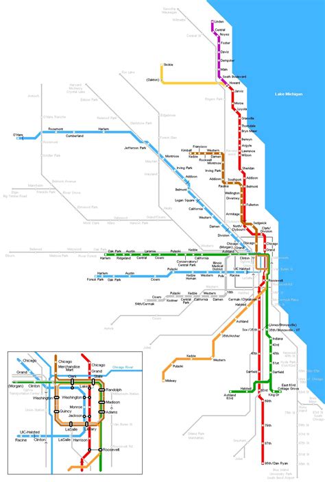 26 Map Of Blue Line Chicago Maps Online For You